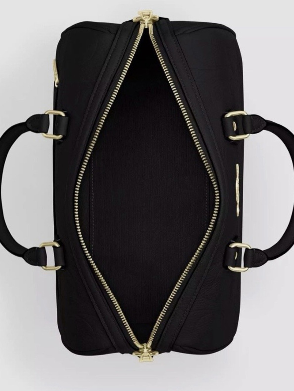Coach Rowan Large Satchel Bag In Signature Leather CEW02 BLACK Gold NWT - Picture 4 of 7